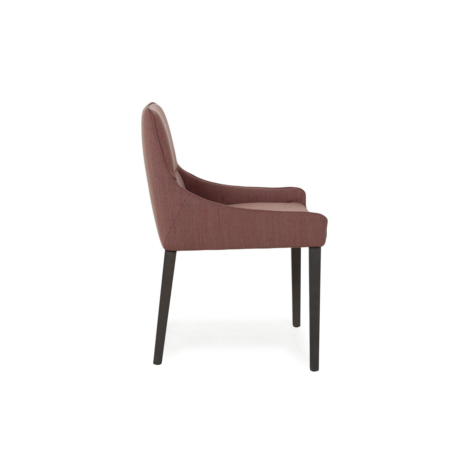 photo furniture Set Of 4 Ligne Roset Long Island Fabric Chair Red Green Rose