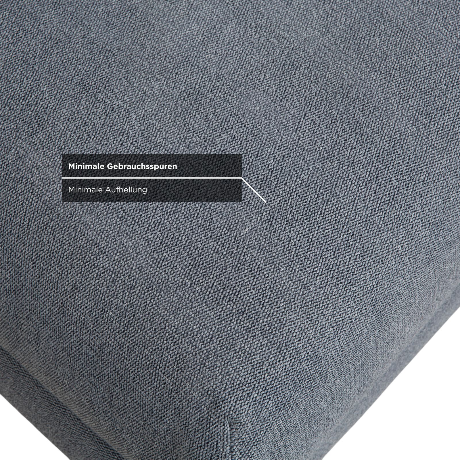 Pouf Rolf Benz Nuvola en tissu bleu gris photo 647.0