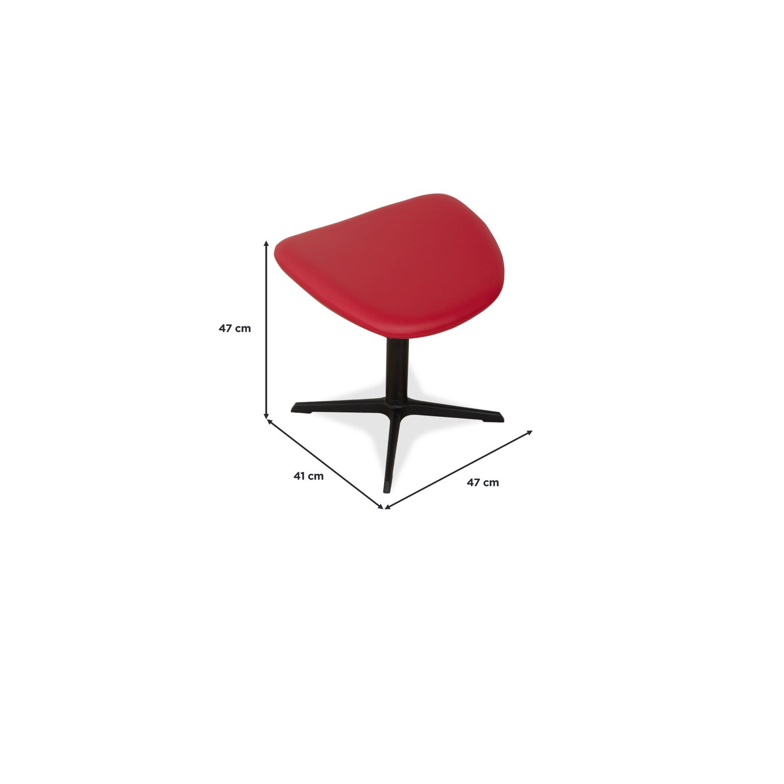 Varier Cocoon, fauteuil en cuir rouge photo for sale