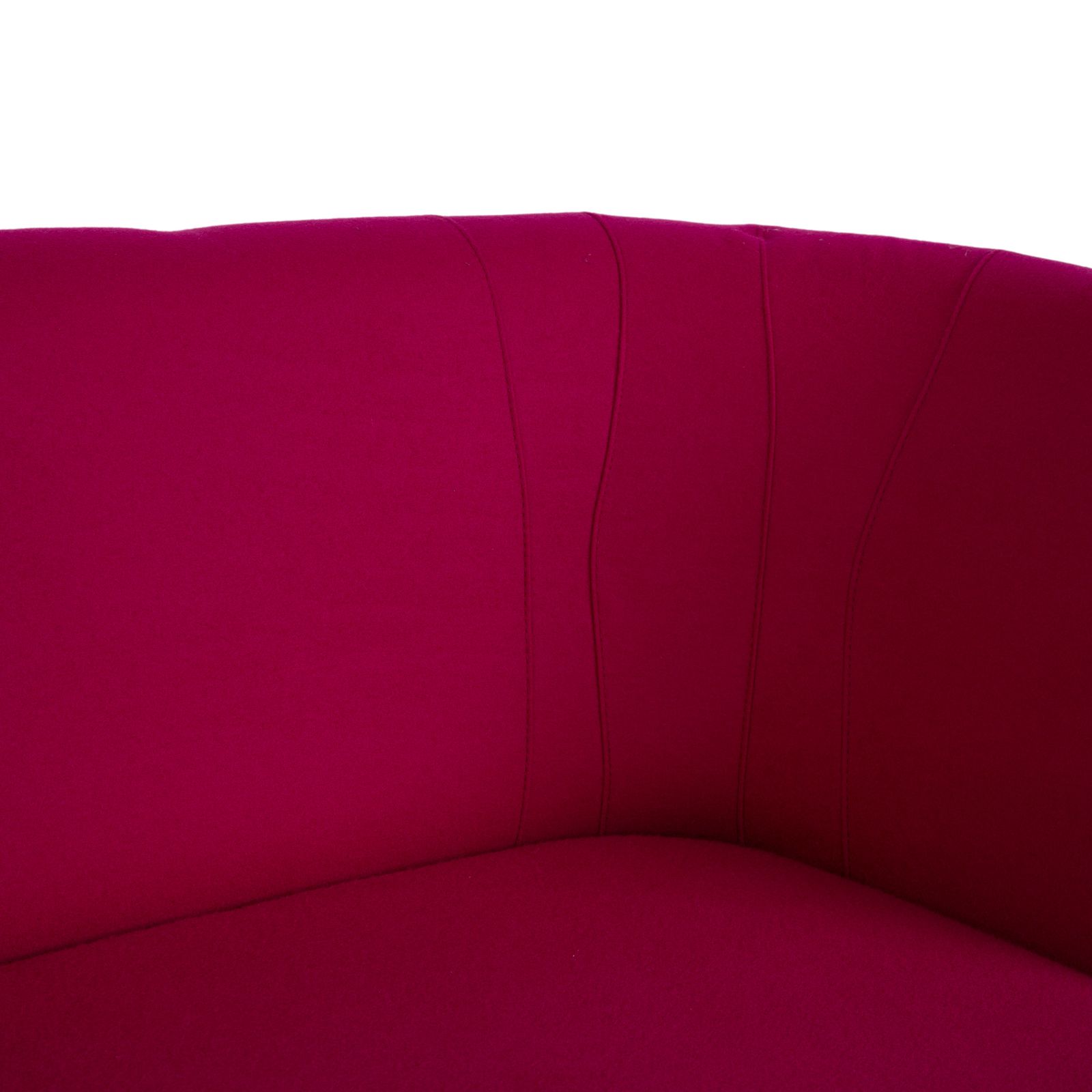 Brühl Powder Fabric Two Seater Pink Magenta Sofa photo 1519.0
