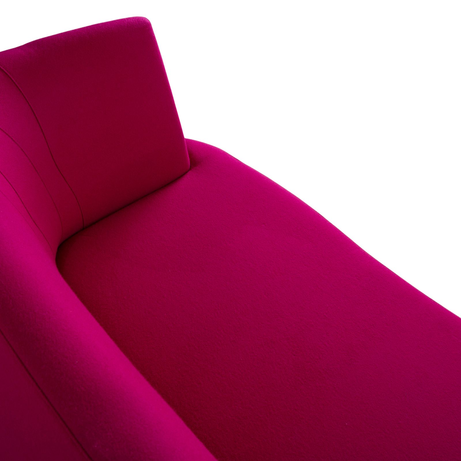 Brühl Powder Fabric Two Seater Pink Magenta Sofa photo vinterior