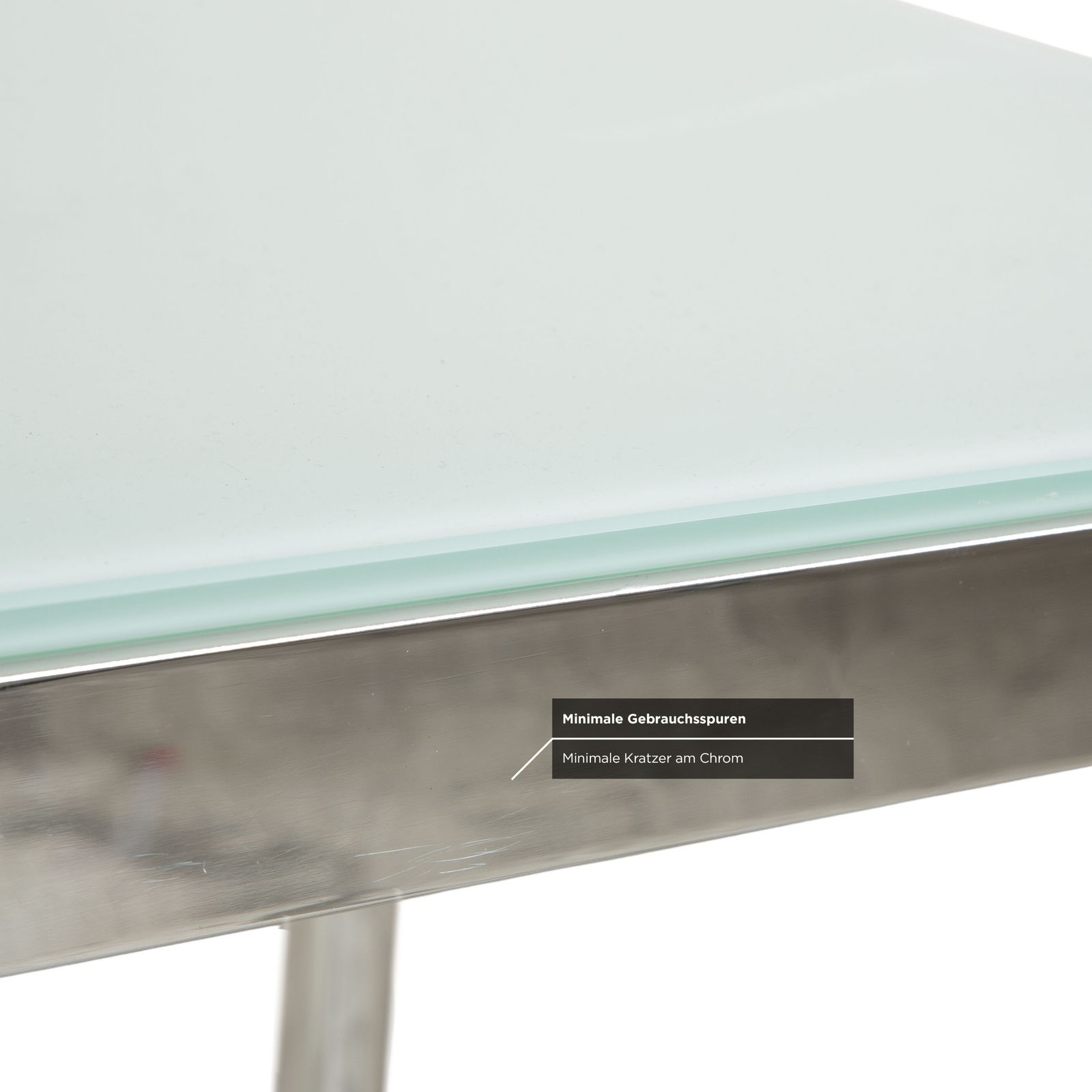 Calligaris Glass Dining Table Silver Dining Room 110 X 70 X 76 Cm photo 837.0