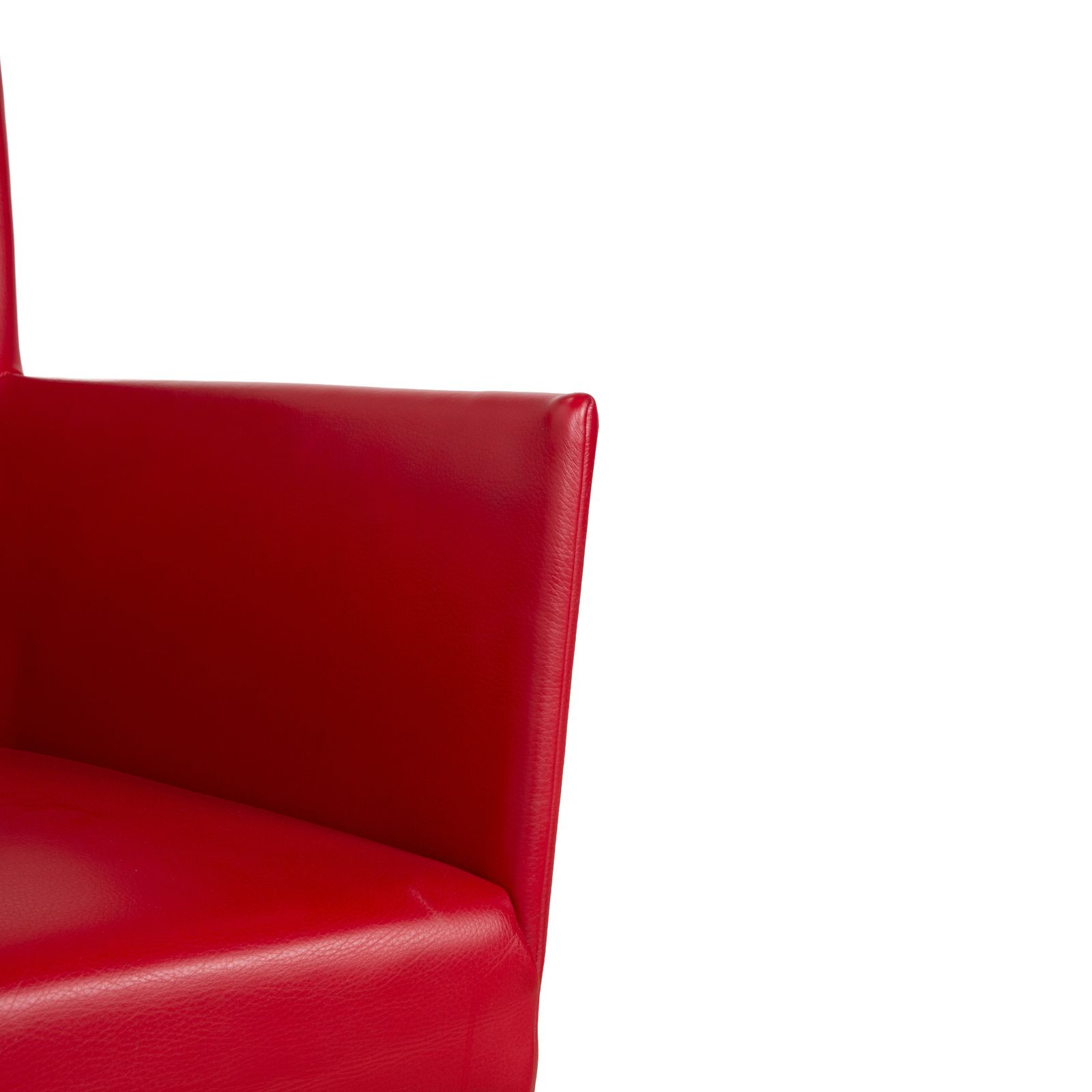 Bert Plantagie Arc E Leather Chair Red Dining Room photo for sale