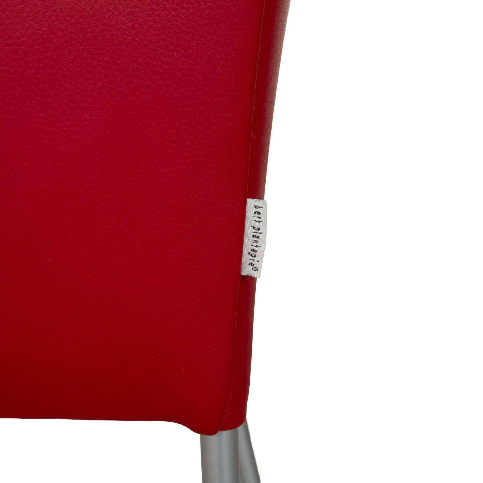 photo furniture Bert Plantagie Arc E Leather Chair Red Dining Room