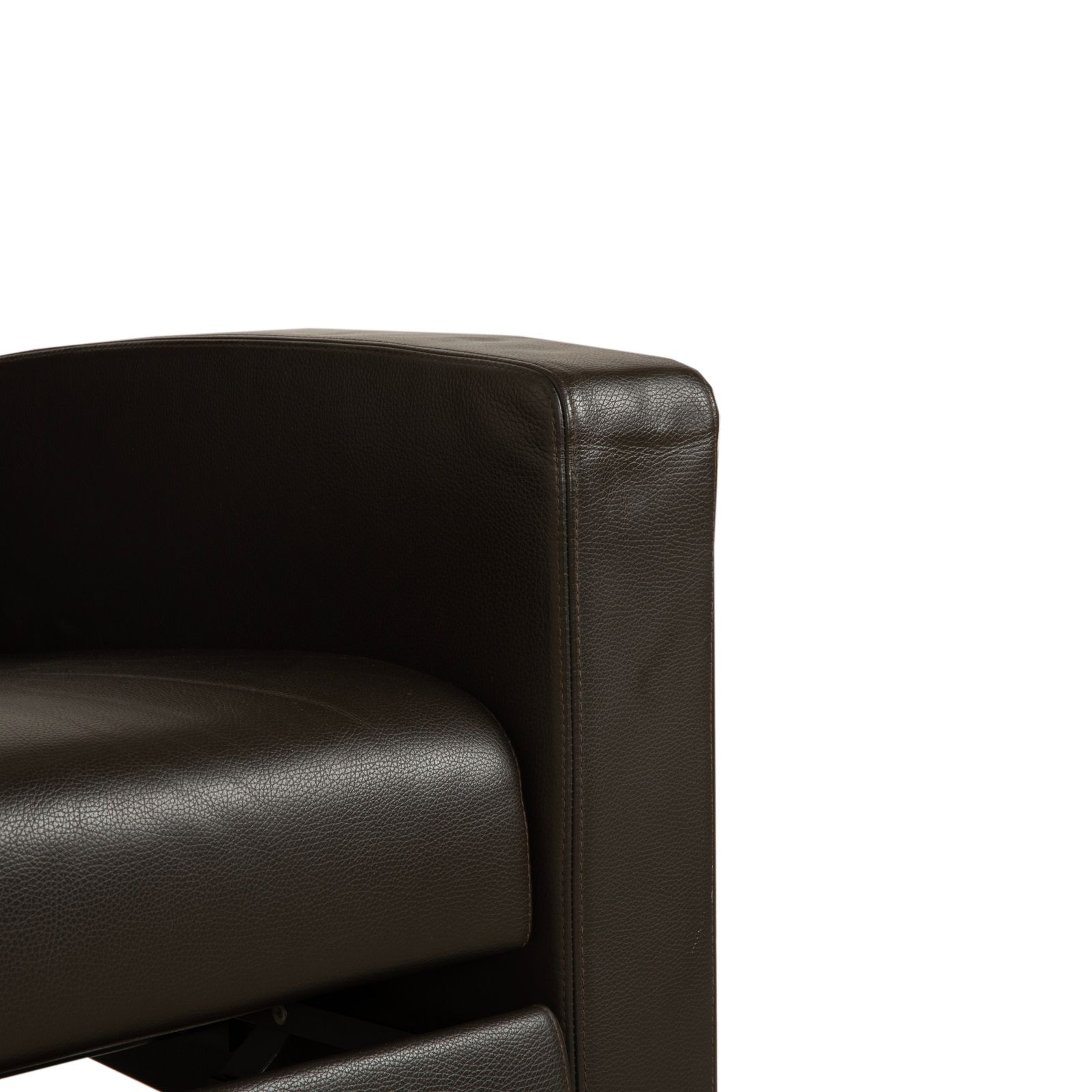Wittmann Lindberg Leather Armchair, Recliner, Brown, 15864 Toro Espresso, Manual Function photo 2123.0