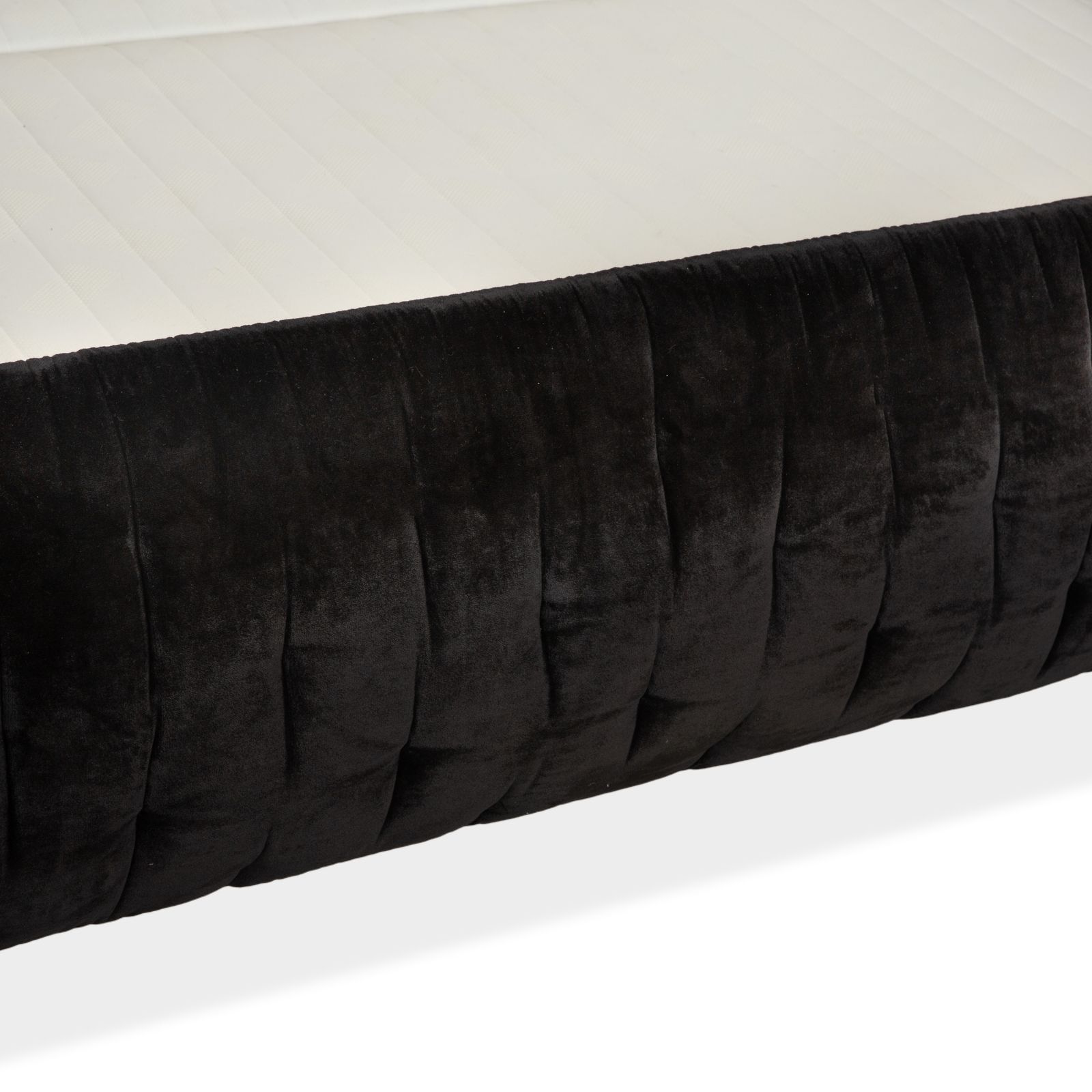Lit Bretz Feya en velours noir photo 5477.0