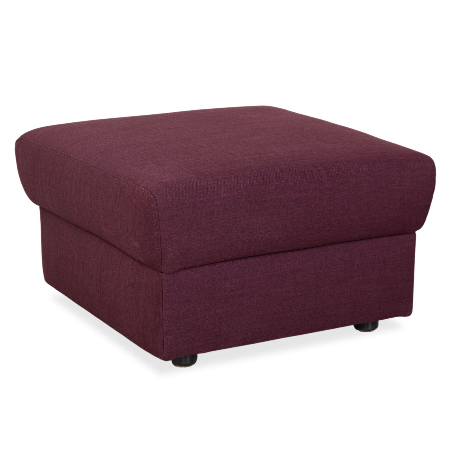 Ewald Schillig Flex Plus Fabric Stool Purple Aubergine Red