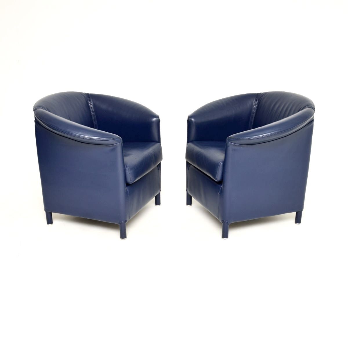 Pair Of Vintage Leather Armchairs By Wittmann photo 1885.0
