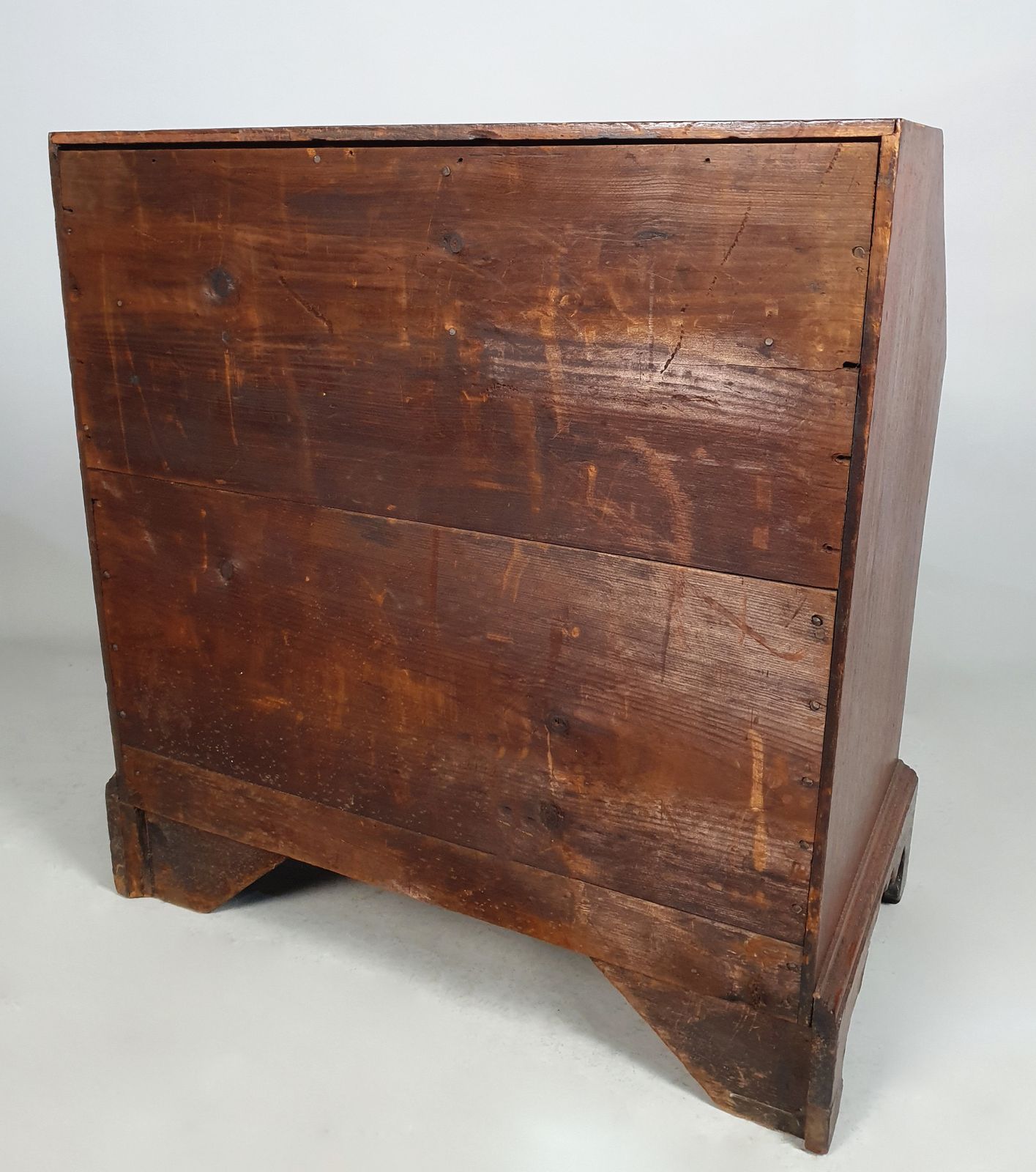 George II Petite Fruitwood And Cedarwood ‘Chippendale’ Bureau C. 1750 photo 1450.0