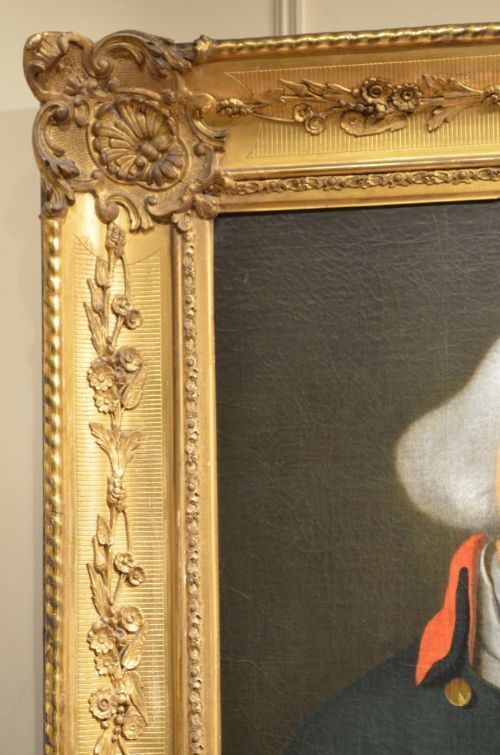 An Elegant Portrait Of A High Ranking Russian Officer, Circa 1790/1800, photo vintage