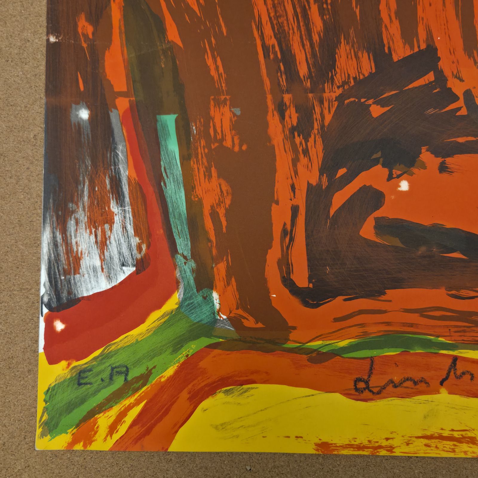 Lithographie par Bengt Lindström (1925-2008) photo vinterior