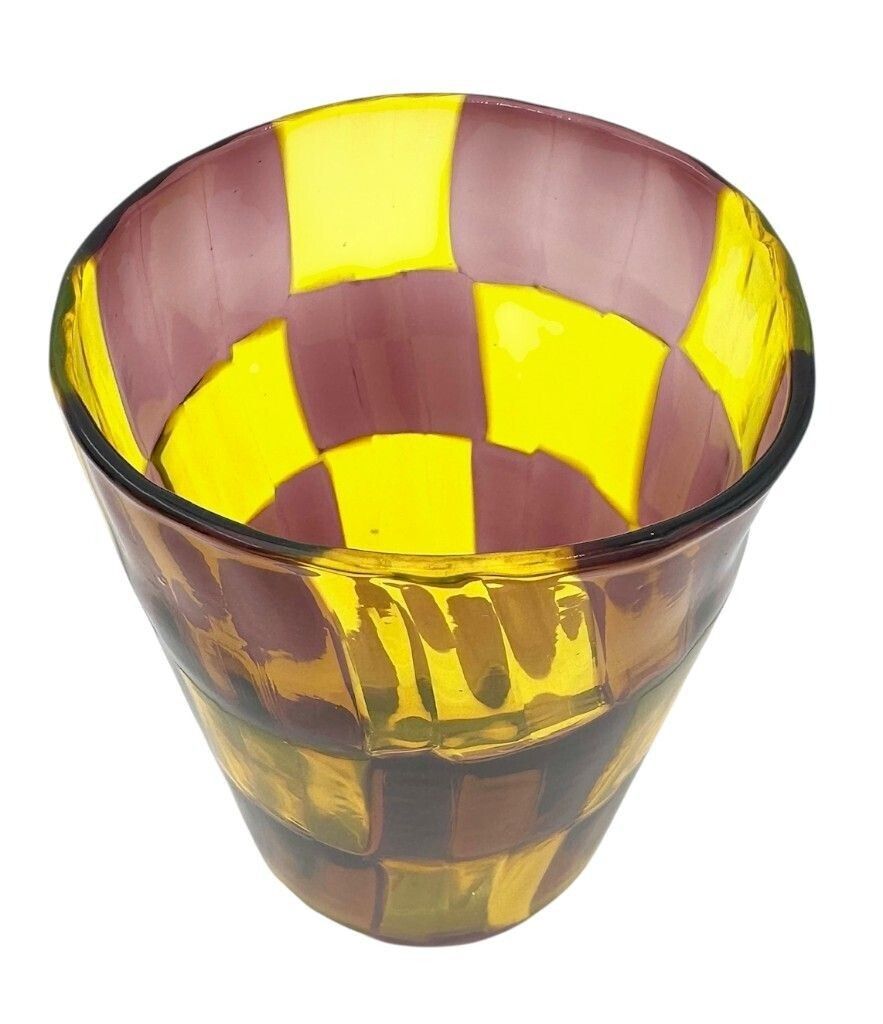 photo buy A Set Of Six Italian Handblown Murano Glass Tumblers