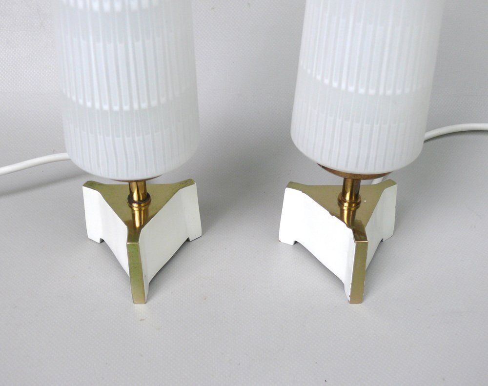 photo buy Dainty Table Lamps In The Style Of The Vereinigte Werkstätten München, 1950s, Set Of 2