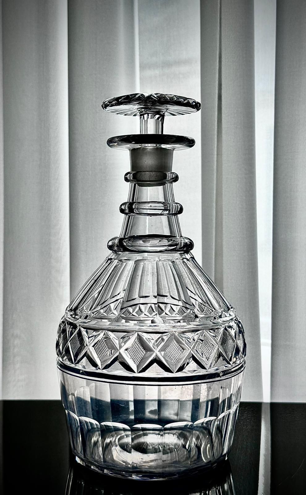 Late Georgian / Early Regency Cut Glass Decanter, C.1810–1830 photo buy
