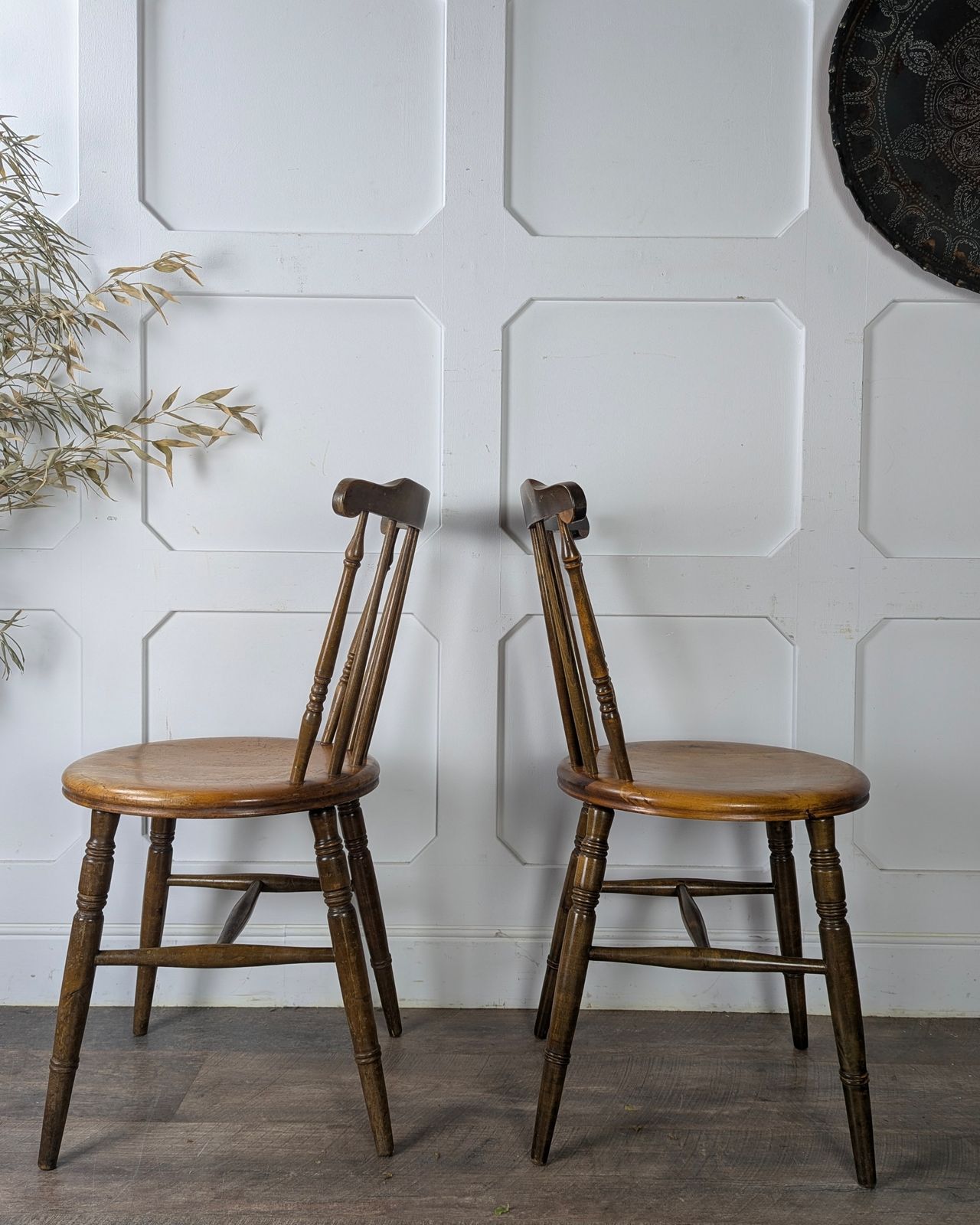 photo furniture Pair Of Early 20th Century Dinco Penny Chairs