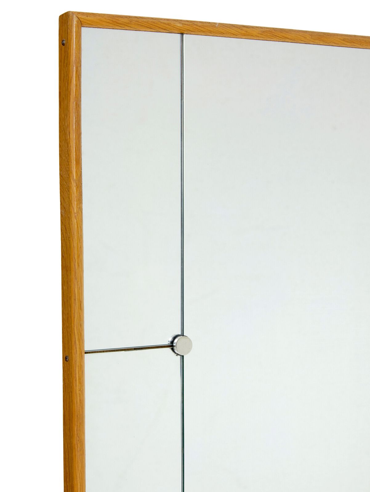 Mid Century Scandinavian Modern Harlequin Mirror photo for sale