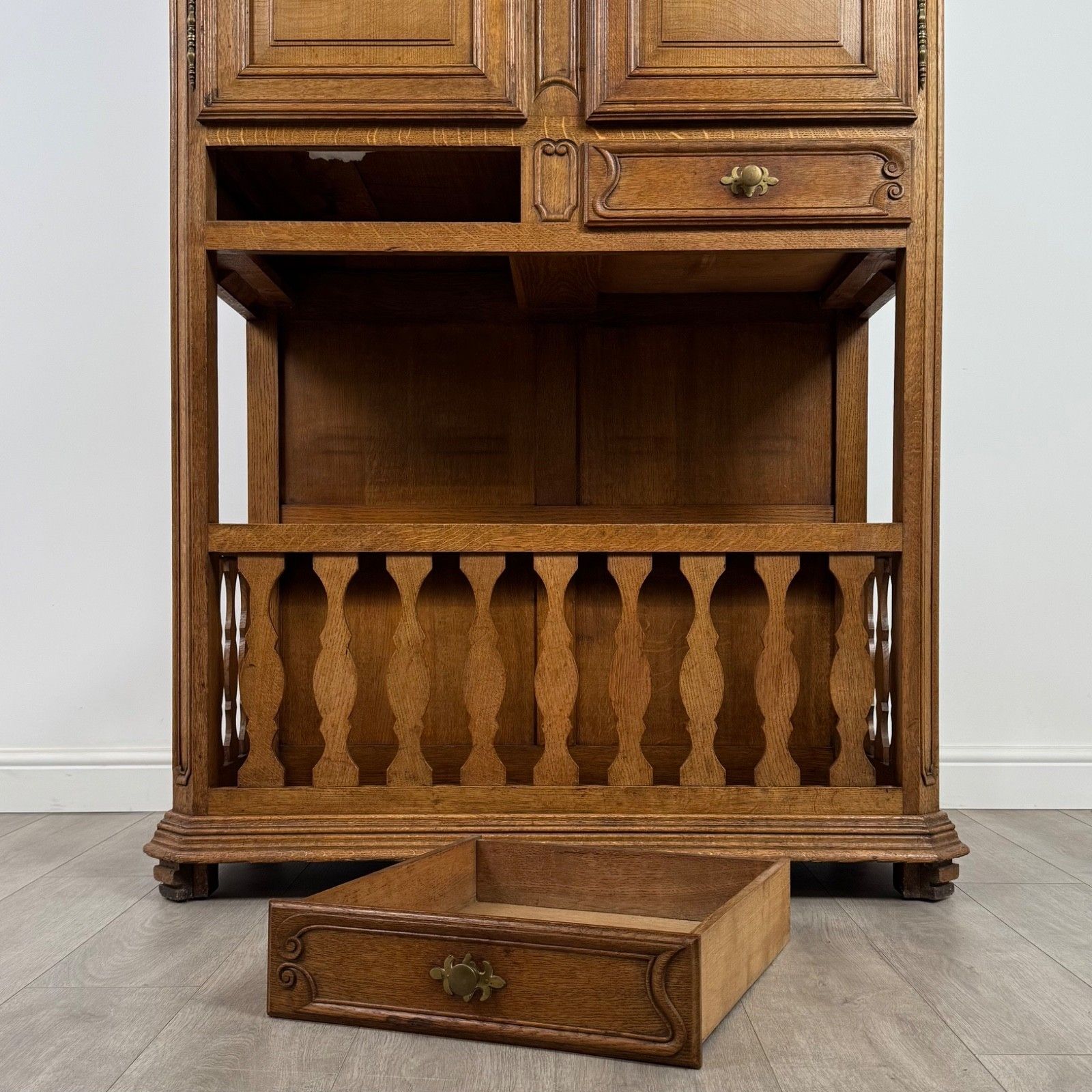 photo for sale Antique 20th Century Fine Quality French Cupboard In Oak
