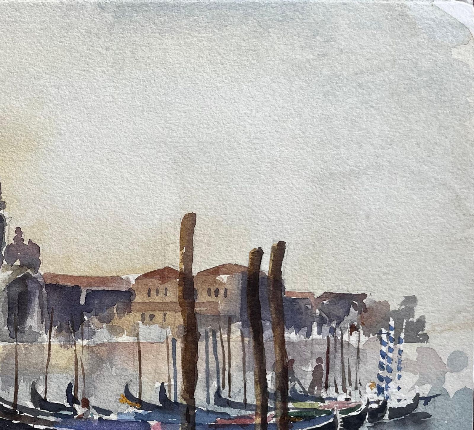 Anthony Herbert Gondolas On The Grand Canal With Santa Maria Della Salute Venice photo vinterior