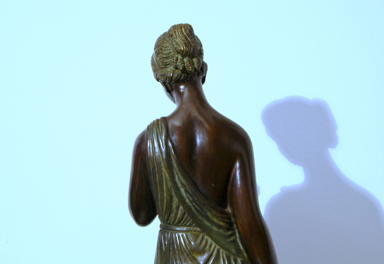 photo buy Bronze Sculpture / Hebe The Greek Goddess / James Hunt 19th Century / H 65 Cm