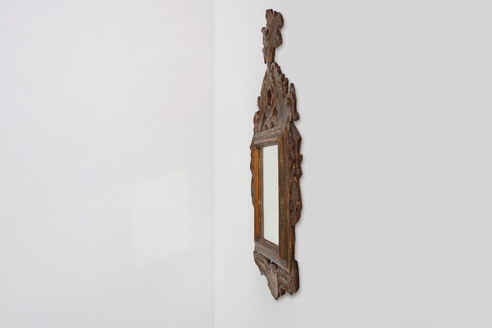 photo vinterior 17th Century Renaissance Italian Baroque Carved Wood Mirror