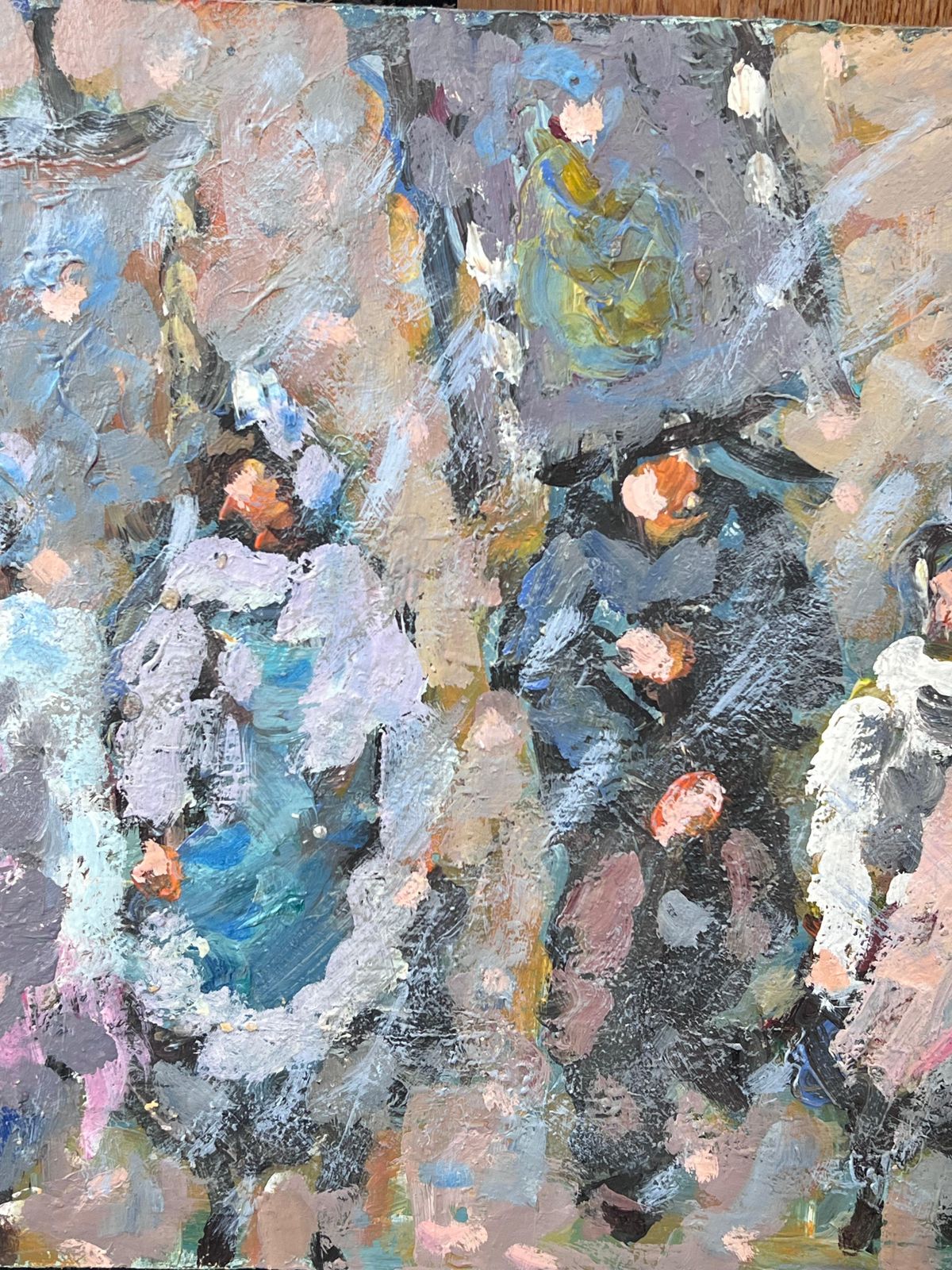 Fanch Lel The Village March In Weather Dappled Light French Landscape Oil Painting photo Art