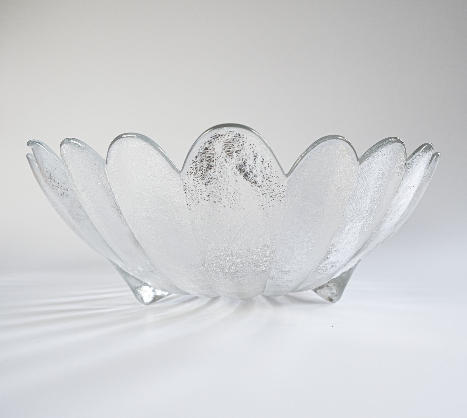 Mid Century Claus Josef Riedel Large Crystal Bowl For Riedel, Austria, 1970s photo vintage