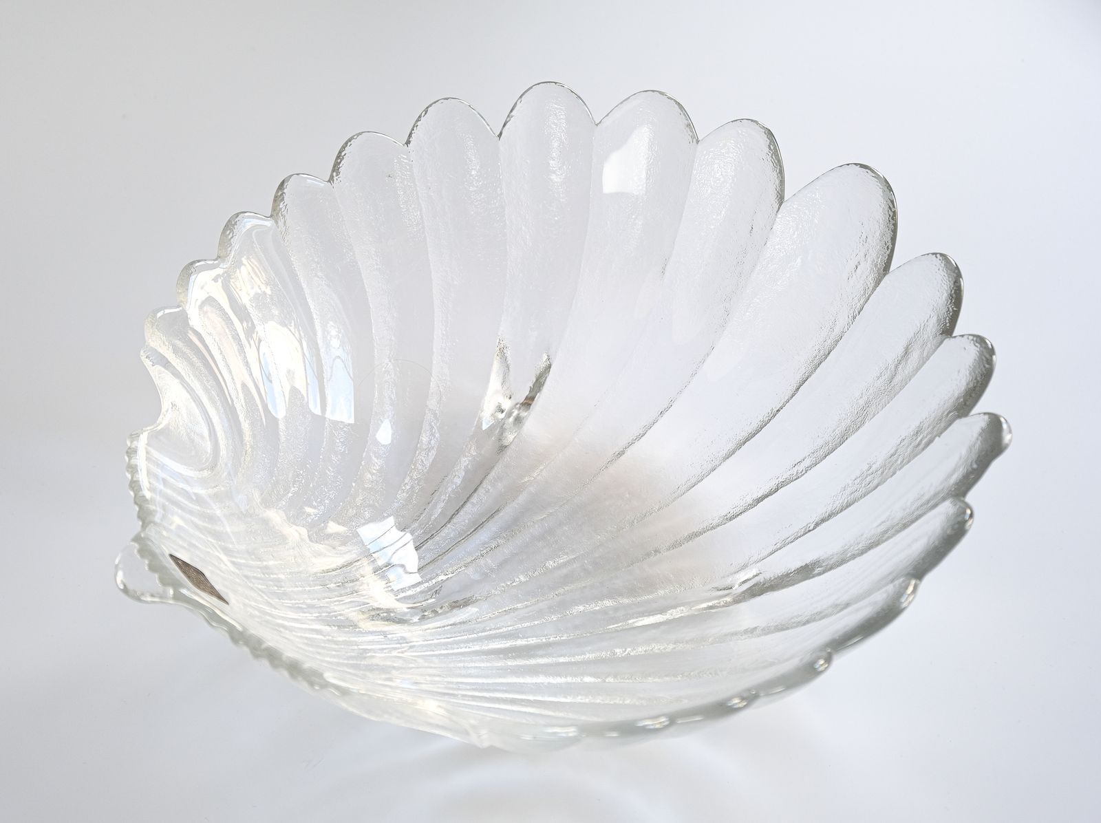 photo for sale Mid Century Claus Josef Riedel Large Crystal Bowl For Riedel, Austria, 1970s