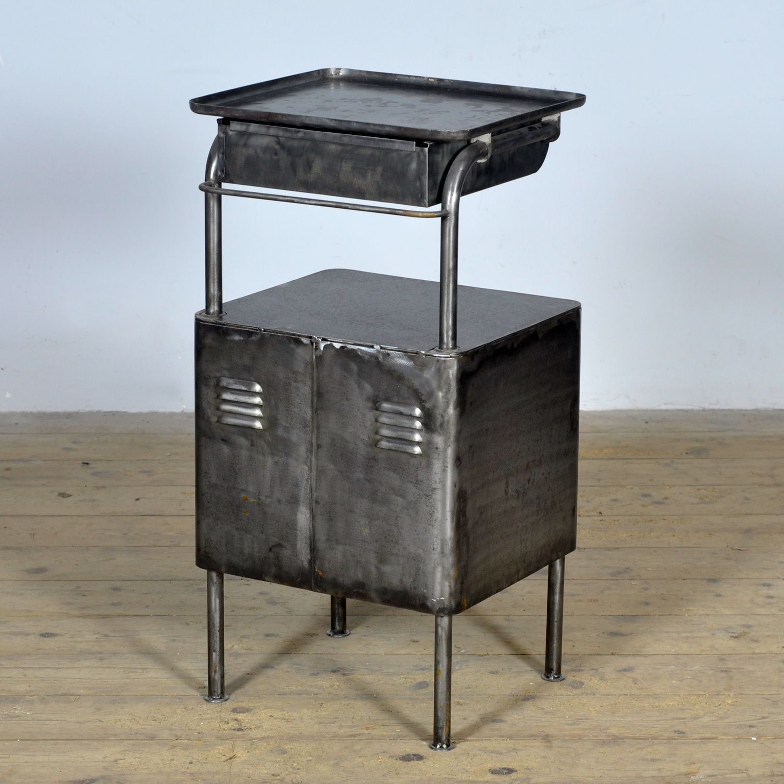 Iron Nightstand, Circa 1950 photo for sale