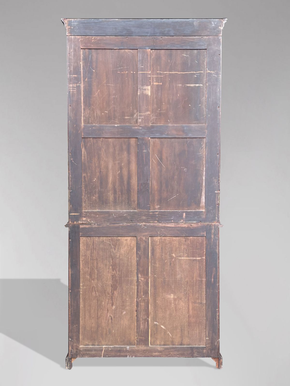 Early 19th Century Regency Period Tall Mahogany Wellington Base Open Library Bookcase photo buy
