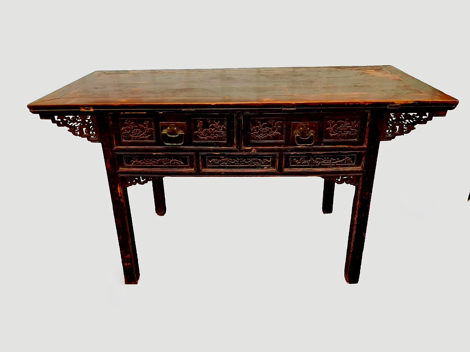 19th Century Chinese Qing Dynasty Elm Altar Table, C1850 photo Furniture