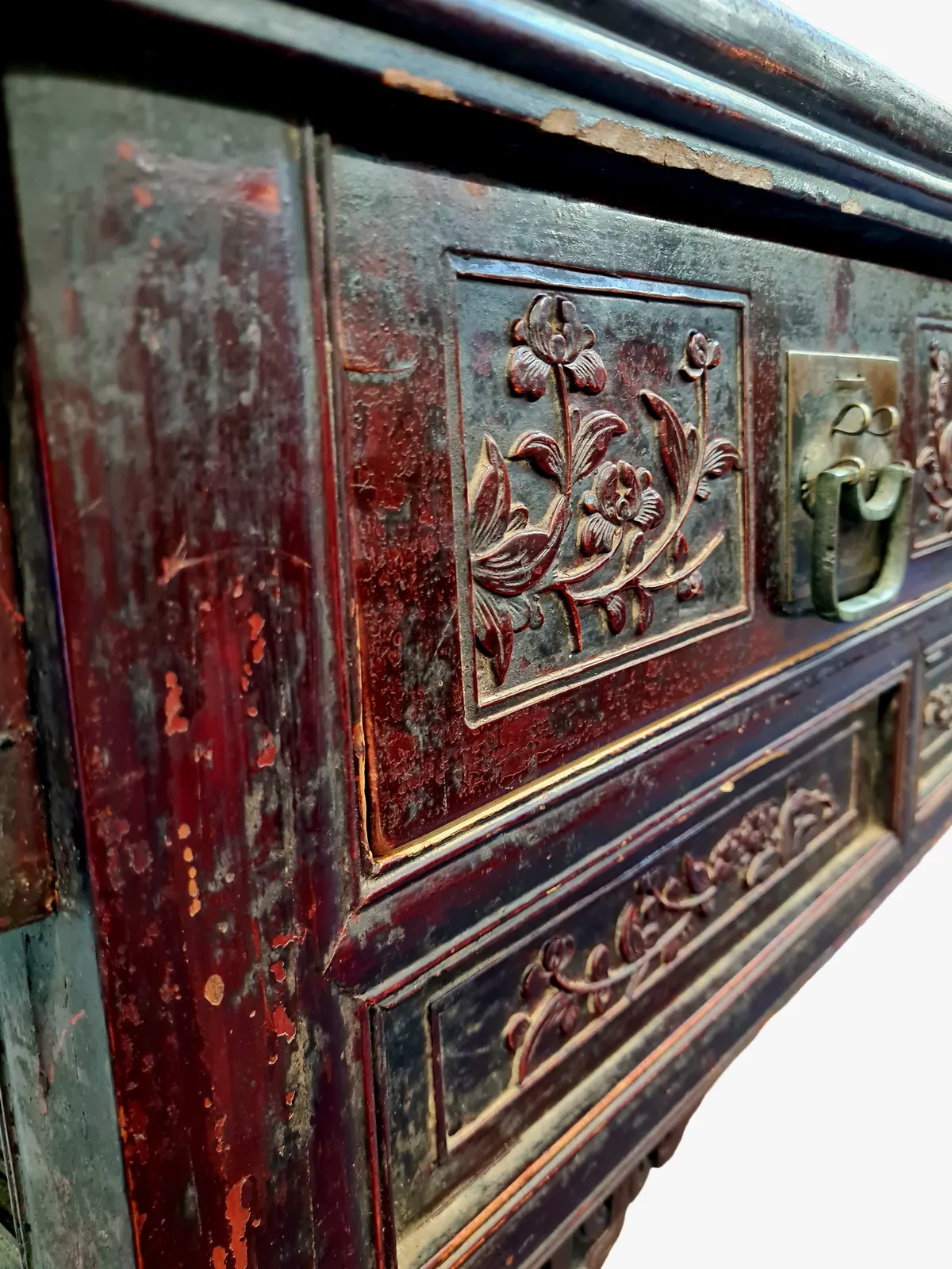19th Century Chinese Qing Dynasty Elm Altar Table, C1850 photo vinterior