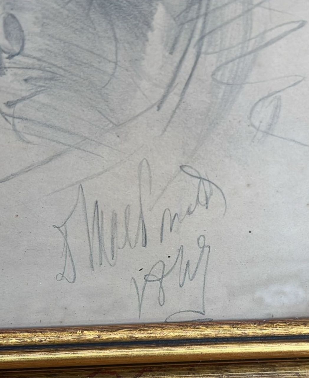 Early C19th Pencil Portrait Of W. M. Milner Of Nun Appleton, C.1838 photo Art