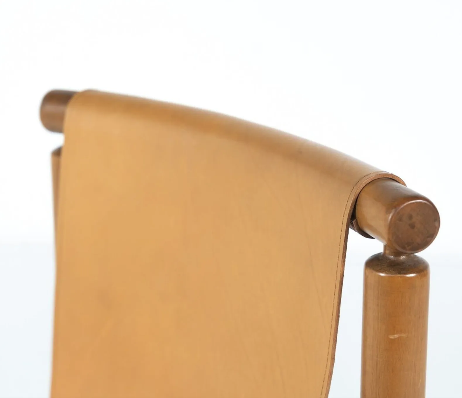 Mid Century Modern Set Of 6 Leather Dining Chairs By Ilmari Tapiovaara photo vintage