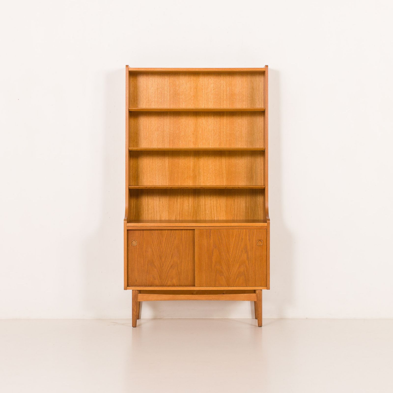 Johannes Sorth Oak Bookcase For Nexo, Bornholm, Denmark 1960s. photo buy