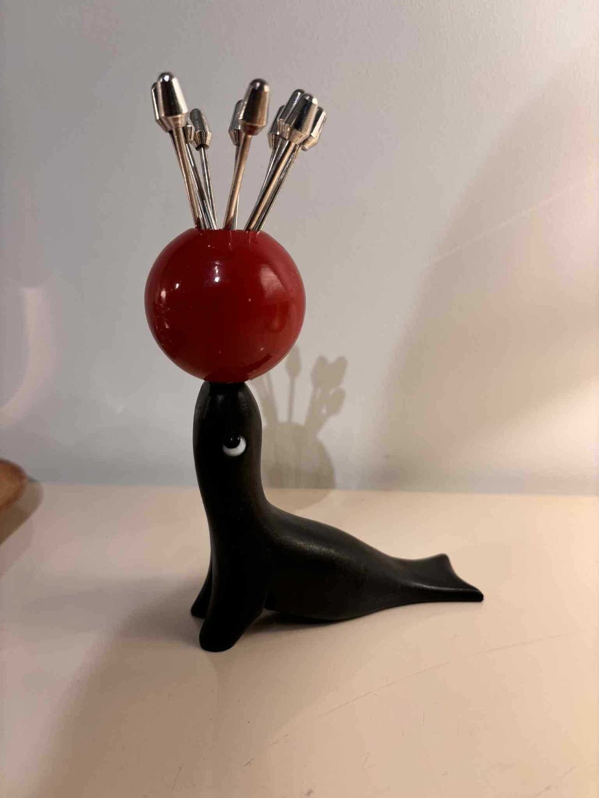 Home Decor Seal Cocktail Pick Holder Vintage Mid Century Modern – Made In France photo