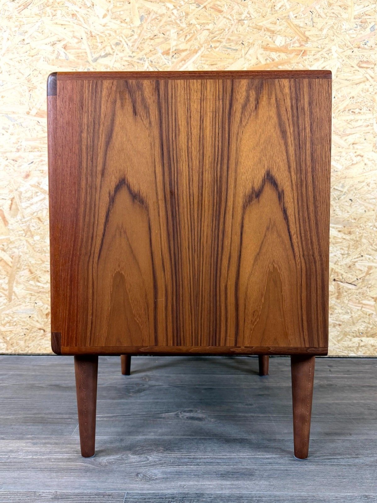 60s 70s Teak Sideboard Credenza Cabinet Danish Modern Design Denmark photo vintage