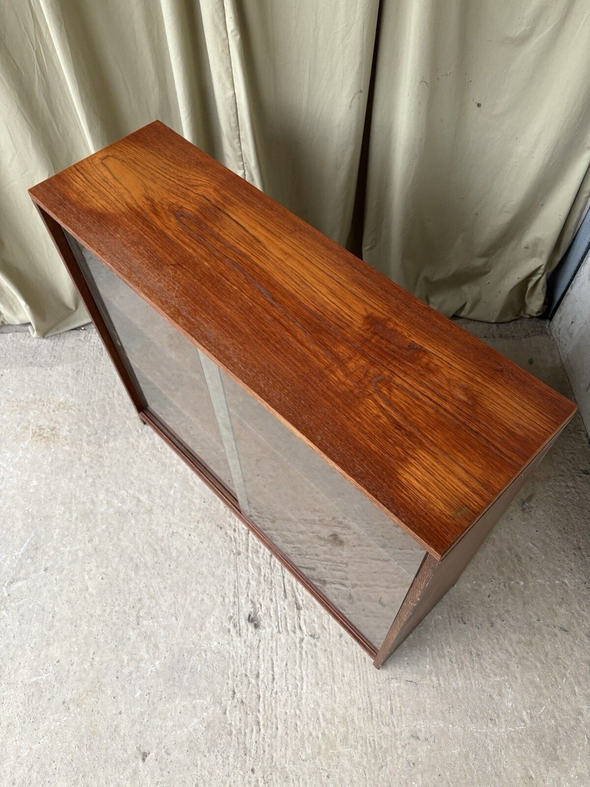 Vtg Mid Century Media Cabinet Bookcase Wall Unit Scandi Danish Retro R968 photo vinterior