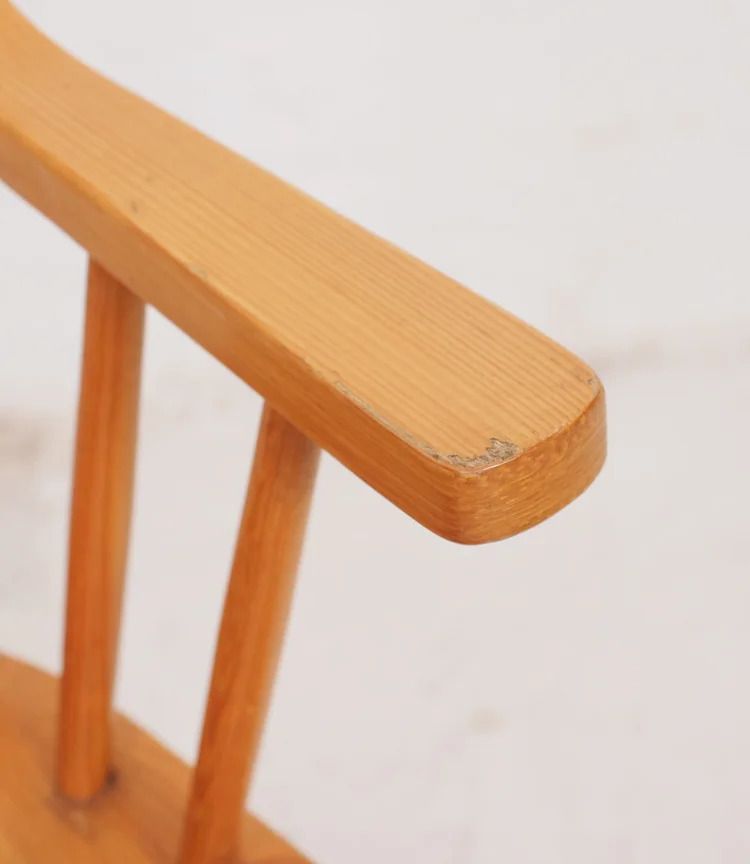 Furniture Pair Of Danish Pine Chairs By Ole Jorgensen For Tarm Stole photo