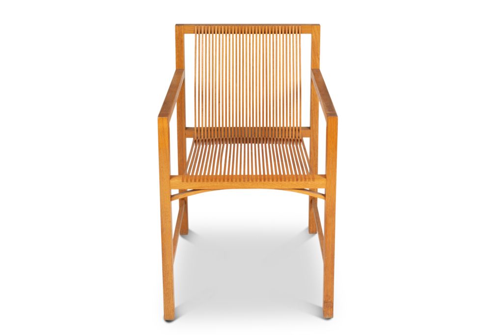Ruud Jan Kokke. Pair Of Minimalist Oak Armchairs. 1980s photo furniture