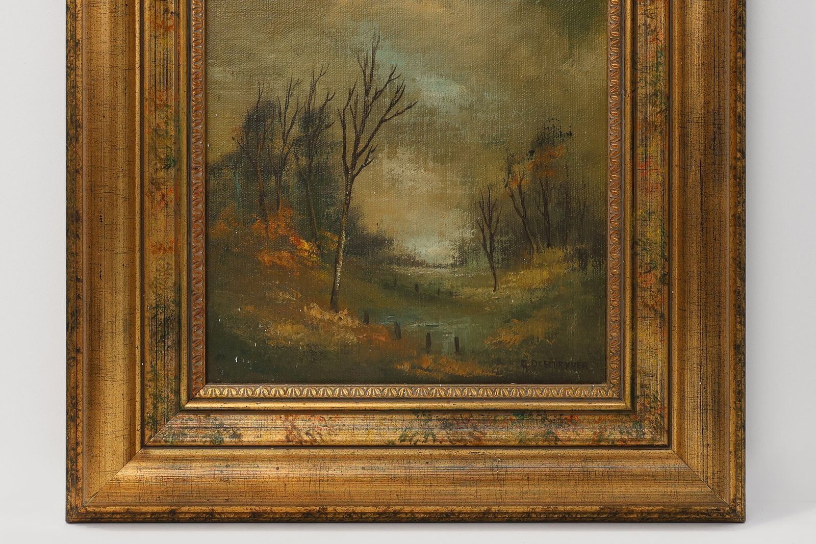 Degehryver Landscape 1950s Oil On Canvas photo buy