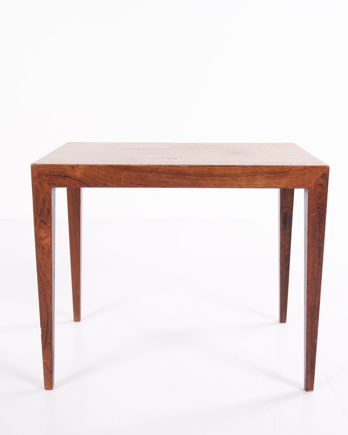 Side Table / Nightstand   Rosewood   Model 41b   Severin Hansen   Haslev Furniture Factory 1960s photo vinterior