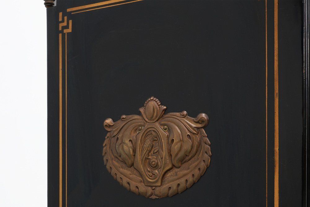 Art Deco French Black And Gold Fireplace Screen 1930s photo 1314.0