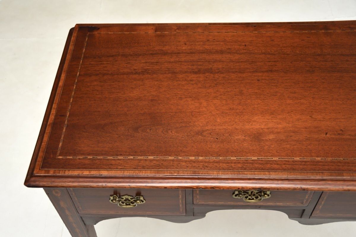 Antique Georgian Period Inlaid Mahogany Lowboy Side Table photo buy