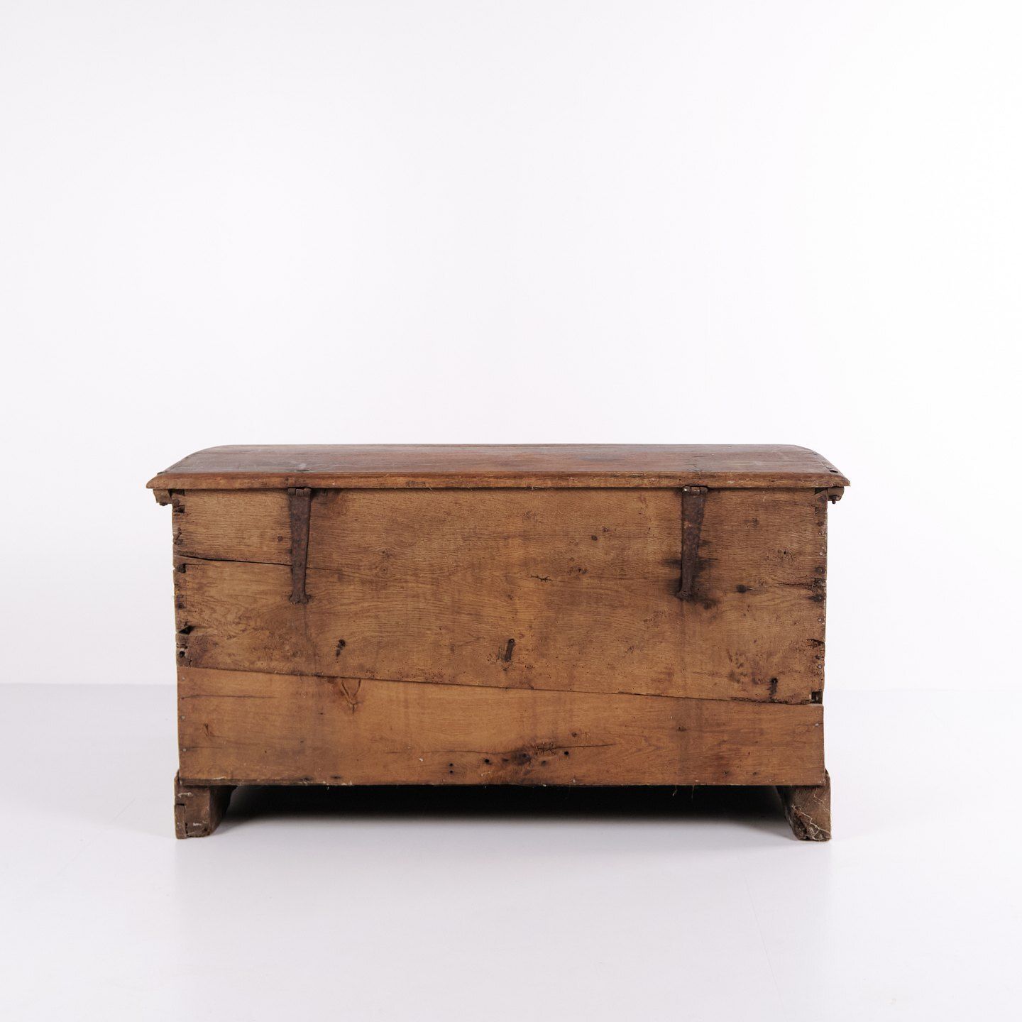 Chest – Oak – Carved Details & Inlay – C. 1860s photo Furniture