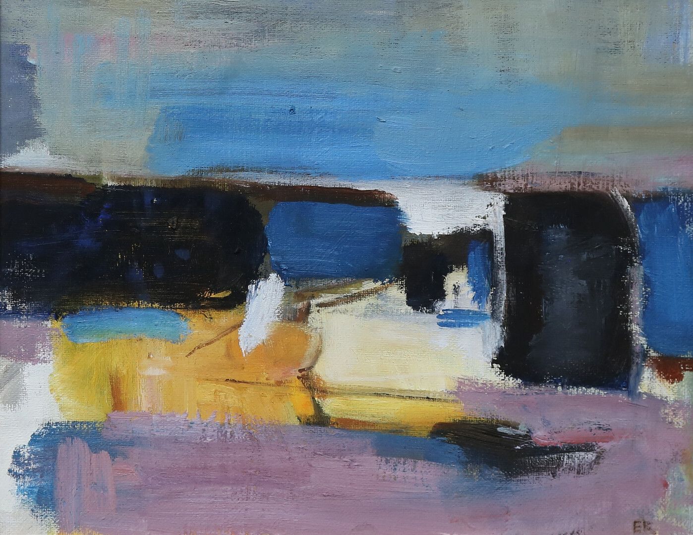 Swedish Modern Abstract Art Modernist photo for sale