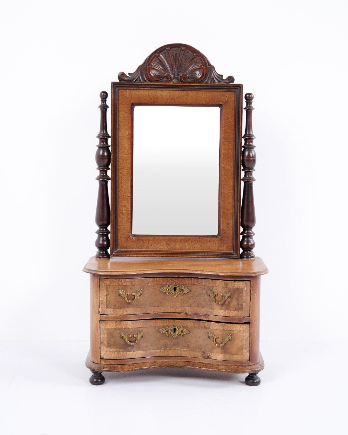 Children's Furniture With Mirror   Mahogany   2 Drawers   Approx. 1860 photo Furniture