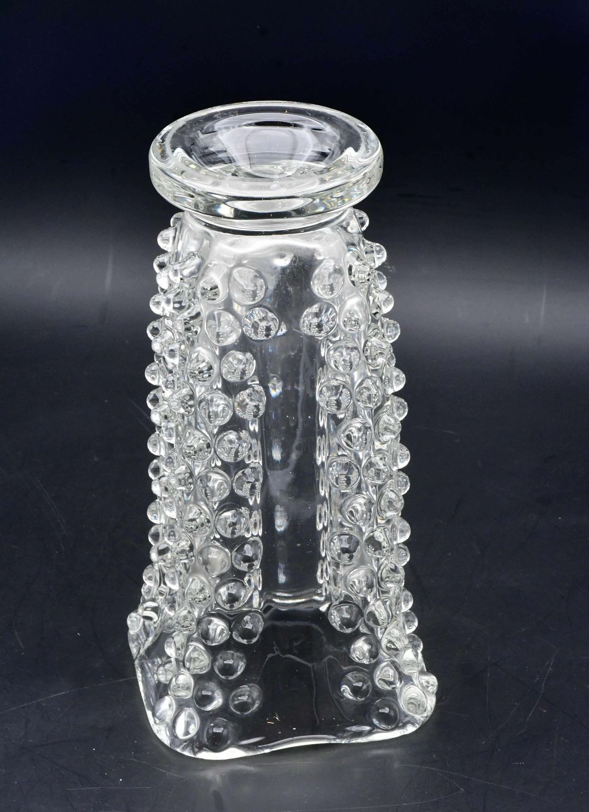 photo furniture Bugnato Murano Glass Italian Rostrato Vase By Barovier & Toso, 1960s