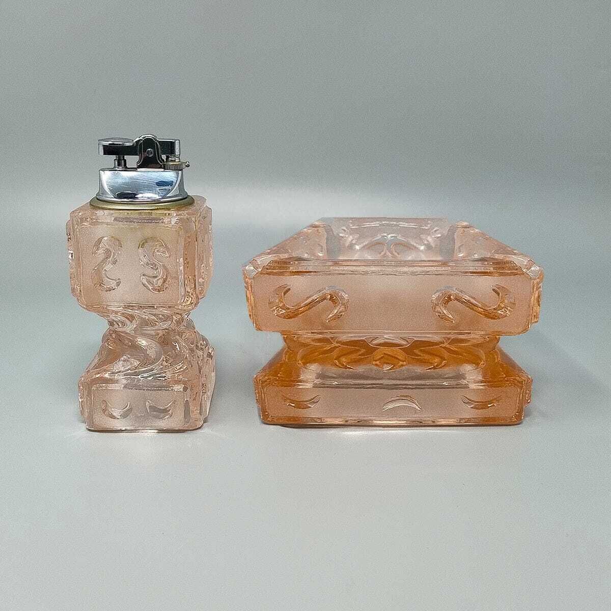 1970s Stunning Smoking Set By Antonio Imperatore In Murano Glass. Made In Italy photo furniture