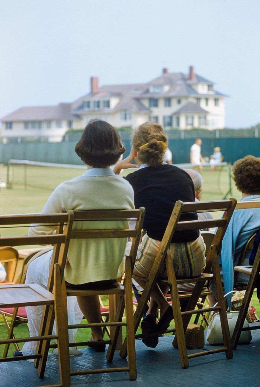 Toni Frissell 'Hamptons Tennis Club' Archival Pigment Print Framed In Black