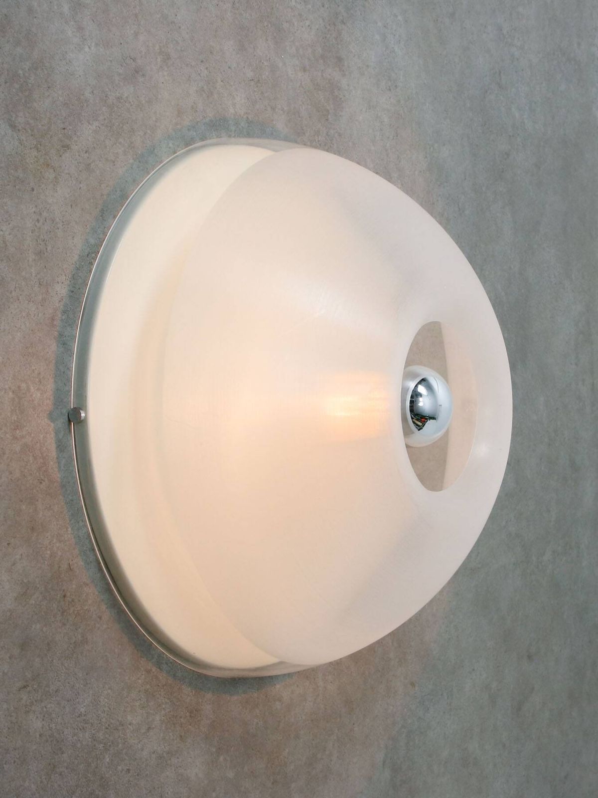 Pair Of Tam Tam Wall Or Ceiling Lamps By Yoshiko Hasabe For Guzzini, 1970s photo for sale